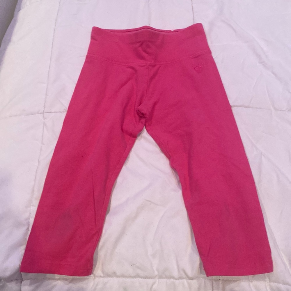 Justice branded capri leggings